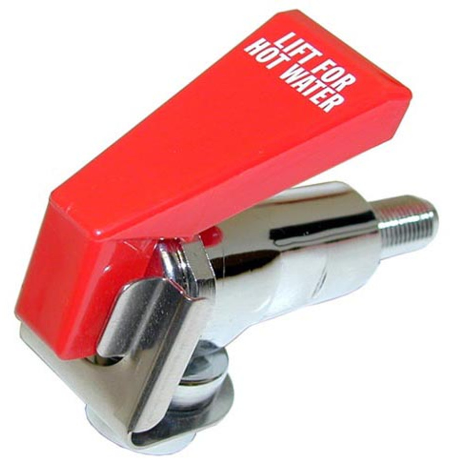 Faucet Assembly with Pressure Relief Red Handle main view